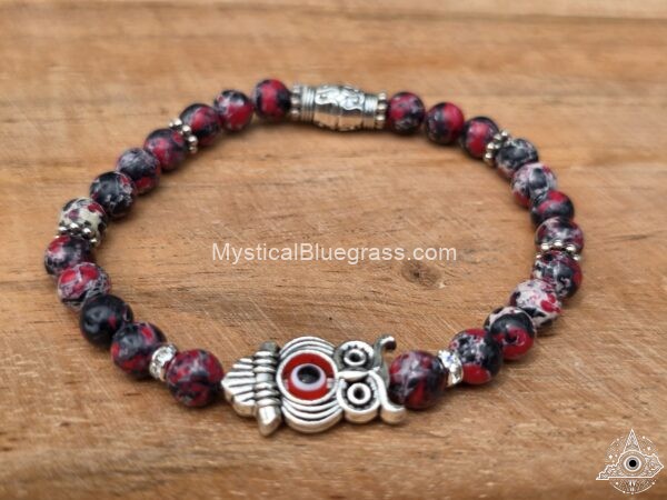 Imperial Jasper Evil-Eye Bracelets - Image 4