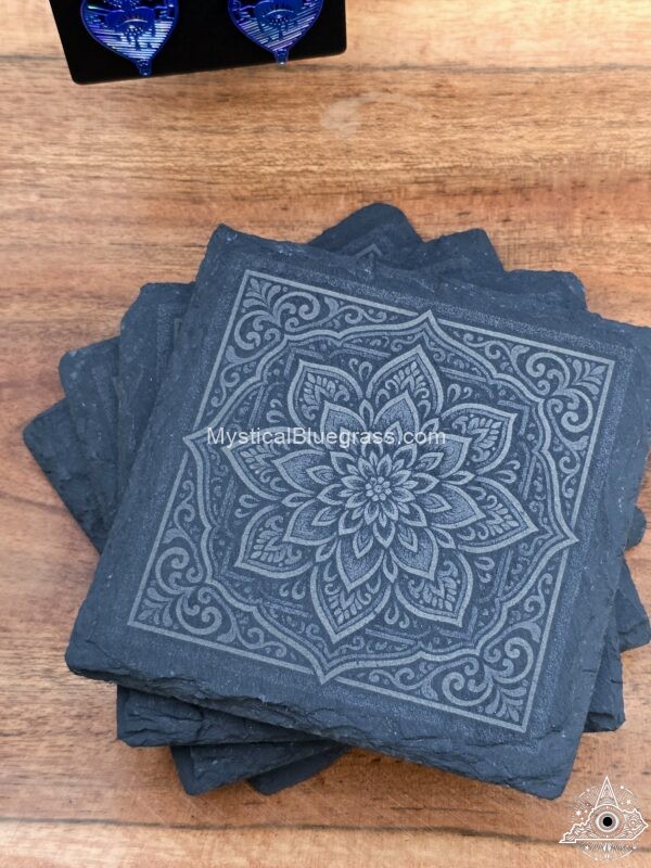 Cosmic Balance Slate Coaster Set - Image 25