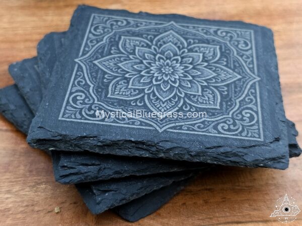 Cosmic Balance Slate Coaster Set - Image 23