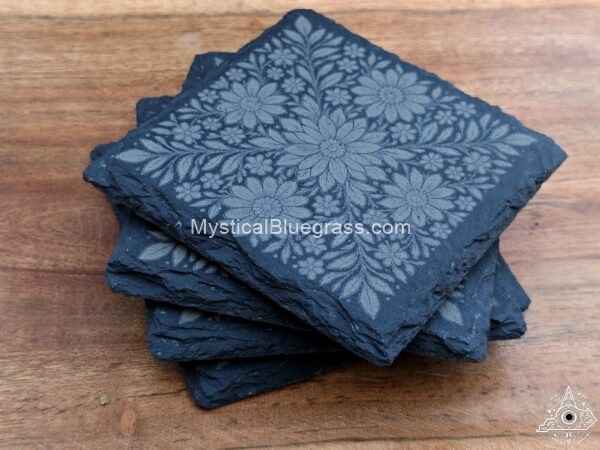 mystical coasters flowers