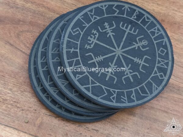 mystical coasters viking compass